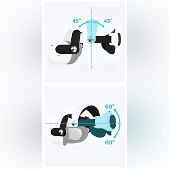 Oculus Meta Quest 2 Adjustable Head Strap, Fully Balanced for Adults & Kids NEW - Picture 11 of 15
